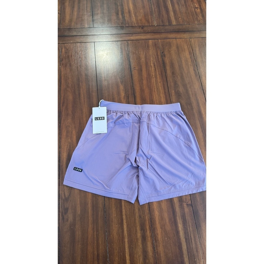 LSKD Men's Athletic Shorts - Purple